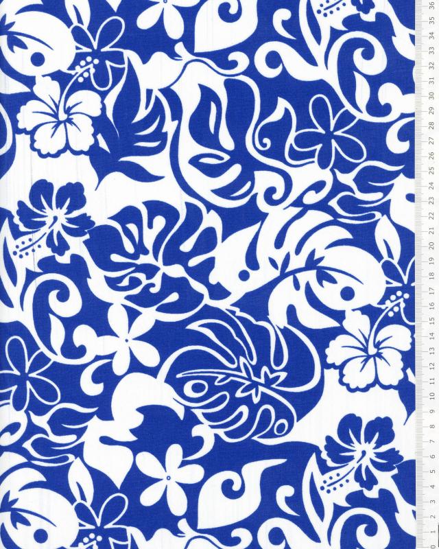 Polynesian fabric ORI Blue - Tissushop